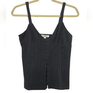 BB Dakota Corseted Tank Black Sz XS NWT